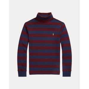 Polo Ralph Lauren Striped Cotton Interlock Turtleneck Size 6 Boys